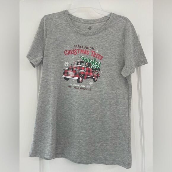 Holiday Time graphic tee Christmas trees NWOT - Picture 1 of 2